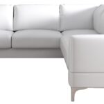 Γωνιακός καναπές Radial Max LTHR-Leuko-Δεξιά