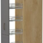 Επιδαπέδιο ντουλάπι ψηλό Tahoma K21-30-1KZ-Δρυς - Γραφίτης