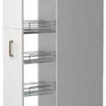 Επιδαπέδιο ντουλάπι ψηλό Tahoma K23-30-1KZ-Λευκό - Λευκό ματ