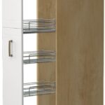 Επιδαπέδιο ντουλάπι ψηλό Tahoma K23-30-1KZ-Δρυς - Λευκό ματ