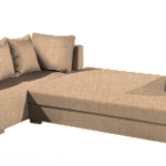 Γωνιακός καναπές Trendy-Δεξιά-265φ 165β εκ.-Sand