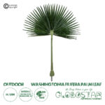 GloboStar® Artificial Garden WASHINGTONIA FILIFERA PALM LEAF 20170 Τεχνητό Διακοσμητικό Φύλο Φοινικόδεντρου Βεντάλια Π135 x Υ180cm