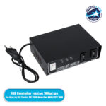 GLOBOSTAR® NEOVALE-B 22612 Controller 6A 1380W AC 220-240V σε DC 220-240V για έως 100 Μέτρα Ταινία LED IP20 - Μαύρο - Μ17 x Π10 x Υ4cm - 2 Χρόνια Εγγύηση