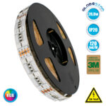 GLOBOSTAR® DUORA 70279 Ταινία LED 28.8W/m 1872lm/m 120° DC 24V IP20 120 x SMD5050 Chip/m Πολύχρωμο RGB Dimmable - Sanan SMD Chip - M500 x Π1.5 x Υ0.2cm - Ρολό 5 Μέτρων - 5 Χρόνια Εγγύηση