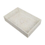 Νιπτήρας επικαθήμενος με βαλβίδα DION Fruitcake CS-0069 KARAG 60x39x12cm