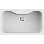 Νεροχύτης κουζίνας FOX 360 Bianco Titano 68 ELLECI 86,3x50,3cm