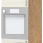 Επιδαπέδιο ντουλάπι φούρνου ψηλό Toscana K23-60-2KR-Καρυδί