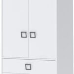 Γκαρνταρόμπα δίφυλλη Riddle 2D3S-Λευκό