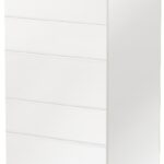 Επιδαπέδιο ντουλάπι ψηλό Hudson K14-60-1KF-Λευκό γυαλιστερό