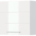 Ντουλάπι κρεμαστό Hudson V5-60-1K-Λευκό - Λευκό γυαλιστερό