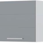 Ντουλάπι κρεμαστό Hudson V5-60-1K-Λευκό - Γκρι