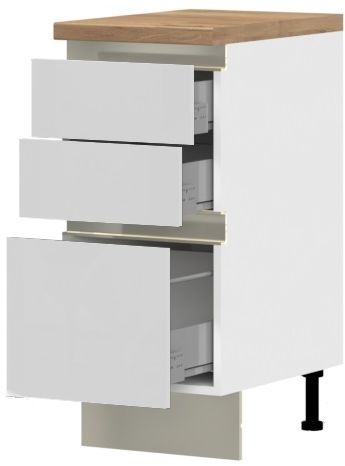 Επιδαπέδιο ντουλάπι Trinity R40-3M BOX-Leuko Gualistero