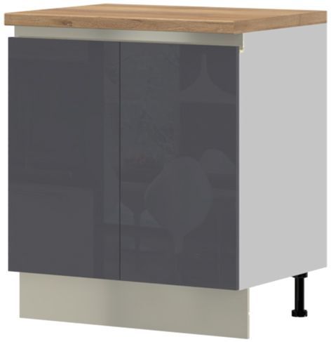 Επιδαπέδιο ντουλάπι Trinity R80-2K-Anthraki Gualistero