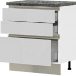 Επιδαπέδιο ντουλάπι Trinity R80-3M BOX-Leuko Gualistero