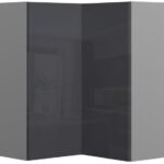 Ντουλάπι κρεμαστό γωνιακό Trinity V7-UG-2K-Anthraki Gualistero