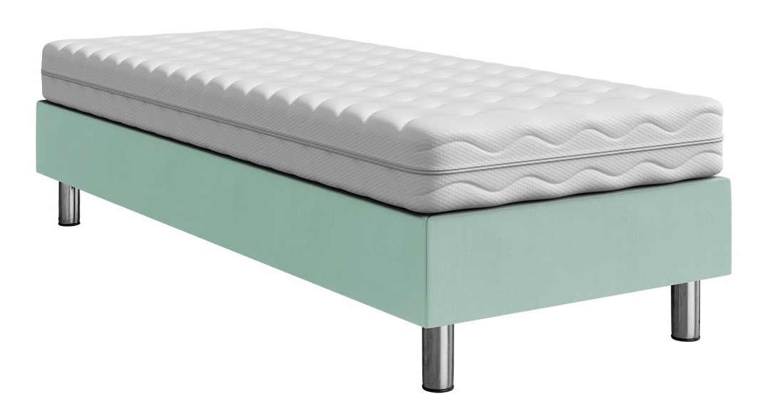Επενδυμένο κρεβάτι Lux-Baza-Menta-200 x 120 x 30