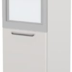 Επιδαπέδιο ντουλάπι φούρνου ψηλό Modena K14-60-1KR-Λευκό - Γκρι ανοιχτό
