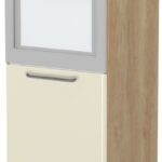 Επιδαπέδιο ντουλάπι φούρνου ψηλό Modena K14-60-1KR-Δρυς - Μπεζ