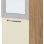 Επιδαπέδιο ντουλάπι φούρνου ψηλό Modena K14-60-1KR-Καρυδί - Μπεζ