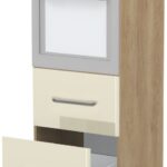 Επιδαπέδιο ντουλάπι φούρνου ψηλό Modena K14-60-2MB-Δρυς - Μπεζ