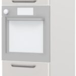 Επιδαπέδιο ντουλάπι φούρνου ψηλό Modena K21-60-2KR-Λευκό - Γκρι ανοιχτό