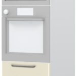 Επιδαπέδιο ντουλάπι φούρνου ψηλό Modena K21-60-RM-Λευκό - Μπεζ