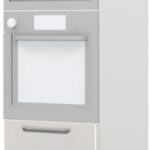 Επιδαπέδιο ντουλάπι φούρνου ψηλό Modena K21-60-RM-Λευκό - Γκρι ανοιχτό