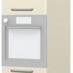 Επιδαπέδιο ντουλάπι φούρνου ψηλό Modena K23-60-2KR-Μπεζ