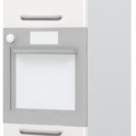 Επιδαπέδιο ντουλάπι φούρνου ψηλό Modena K23-60-2KR-Λευκό - Λευκό γυαλιστερό