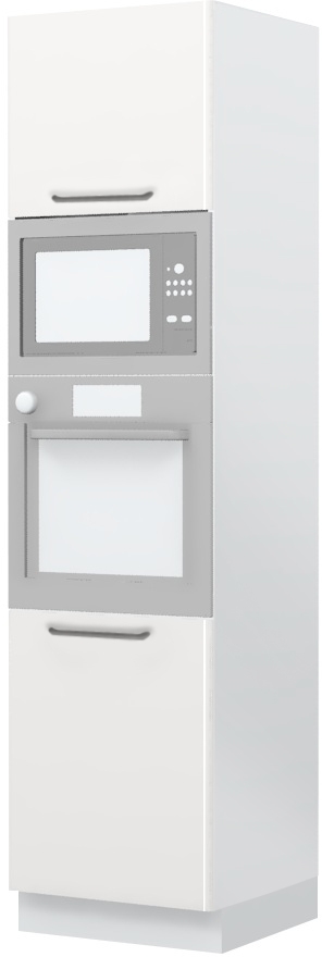 Επιδαπέδιο ντουλάπι φούρνου ψηλό Modena K23-60-RM-Λευκό γυαλιστερό