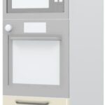 Επιδαπέδιο ντουλάπι φούρνου ψηλό Modena K23-60-RM-Λευκό - Μπεζ