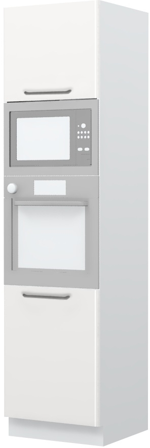 Επιδαπέδιο ντουλάπι φούρνου ψηλό Modena K23-60-RM-Λευκό - Λευκό γυαλιστερό