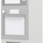 Επιδαπέδιο ντουλάπι φούρνου ψηλό Modena K23-60-RM-Λευκό - Γκρι ανοιχτό