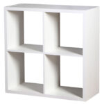 Βιβλιοθήκη Clever Cube-Λευκό