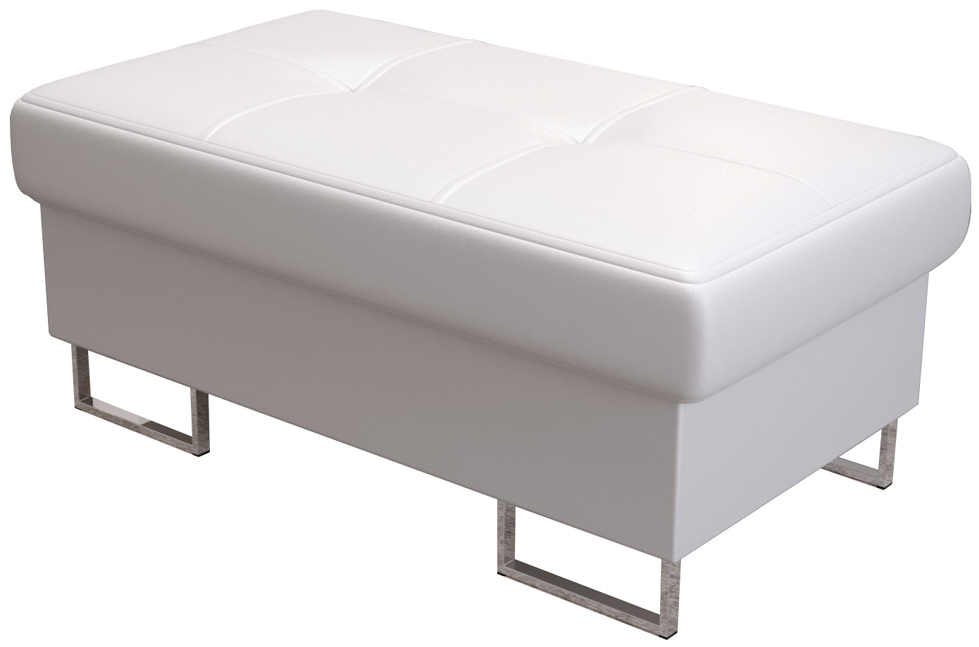 Πουφ Gelito plus LTHR -Leuko-100 x 55 x 45