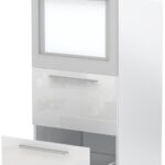 Επιδαπέδιο ντουλάπι φούρνου ψηλό Raval K14-60-2MB-Λευκό γυαλιστερό