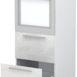 Επιδαπέδιο ντουλάπι φούρνου ψηλό Raval K14-60-2MB-Λευκό - Λευκό γυαλιστερό