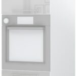 Επιδαπέδιο ντουλάπι φούρνου ψηλό Raval K23-60-2KR-Λευκό γυαλιστερό
