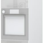 Επιδαπέδιο ντουλάπι φούρνου ψηλό Raval K23-60-2KR-Λευκό - Λευκό γυαλιστερό