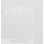 Ντουλάπι κρεμαστό Raval V9-60-2K-Λευκό - Λευκό γυαλιστερό