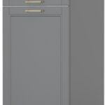 Επιδαπέδιο ντουλάπι ψηλό Tahoma K21-60-2KF-Γραφίτης