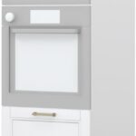 Επιδαπέδιο ντουλάπι φούρνου ψηλό Tahoma K21-60-2MB-Λευκό ματ