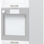 Επιδαπέδιο ντουλάπι φούρνου ψηλό Tahoma K23-60-2KR-Λευκό - Λευκό ματ