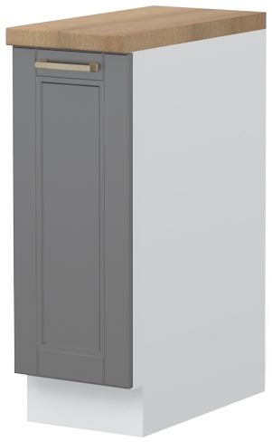 Επιδαπέδιο ντουλάπι Tahoma R-30-1K-Γραφίτης