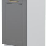 Επιδαπέδιο ντουλάπι Tahoma R-45-1K-Γραφίτης