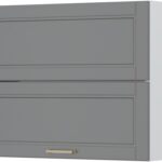 Ντουλάπι κρεμαστό Tahoma V7-90-2KP-Γραφίτης