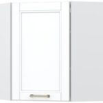 Ντουλάπι κρεμαστό γωνιακό Tahoma V7-UG-1K-Λευκό ματ