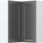Ντουλάπι κρεμαστό γωνιακό Tahoma V7-UG-2K-Γραφίτης