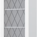 Ντουλάπι κρεμαστό Tahoma V9-60-1KS με βιτρίνα-Λευκό ματ