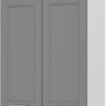 Ντουλάπι κρεμαστό Tahoma V9-80-2K-Γραφίτης